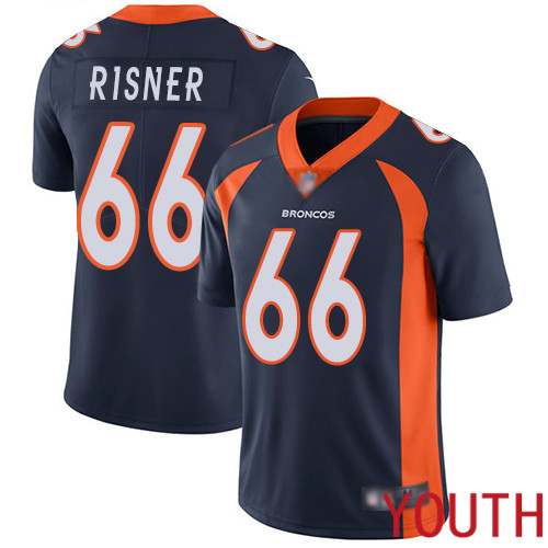 Youth Denver Broncos #66 Dalton Risner Navy Blue Alternate Vapor Untouchable Limited Player Football NFL Jersey